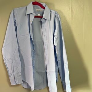 Futura Blue Fitted Stylish Men’s Dress Shirt